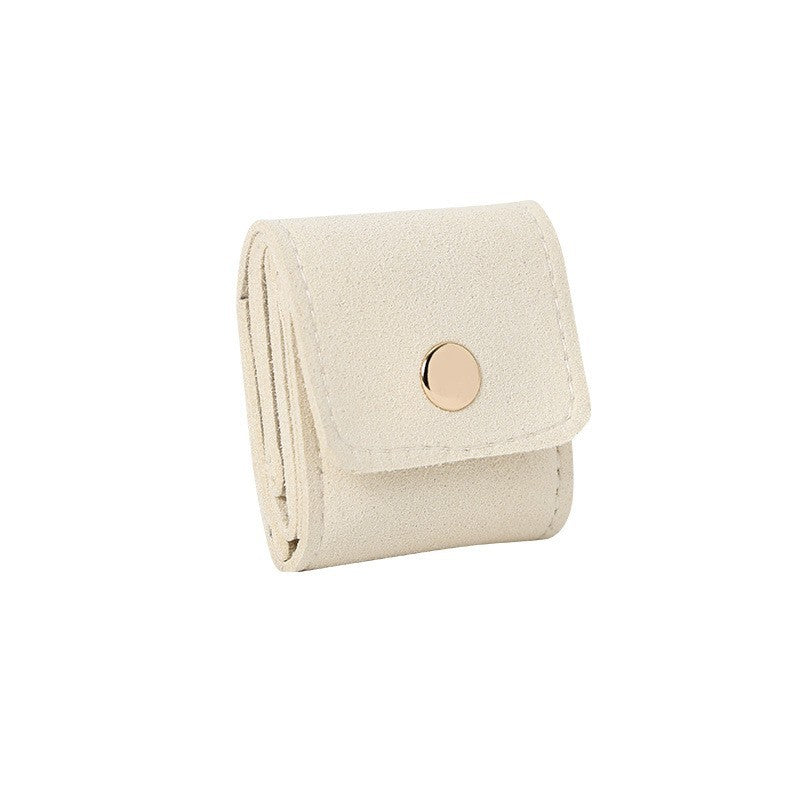 Cream Jewellery Storage Pouch