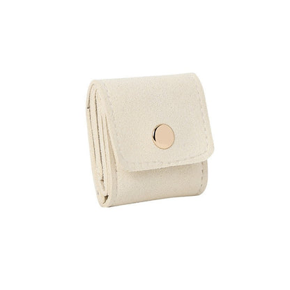 Cream Jewellery Storage Pouch
