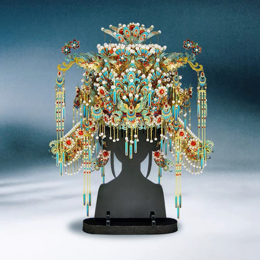 DIY 3D Puzzle Kingfisher Pheonix Tiara