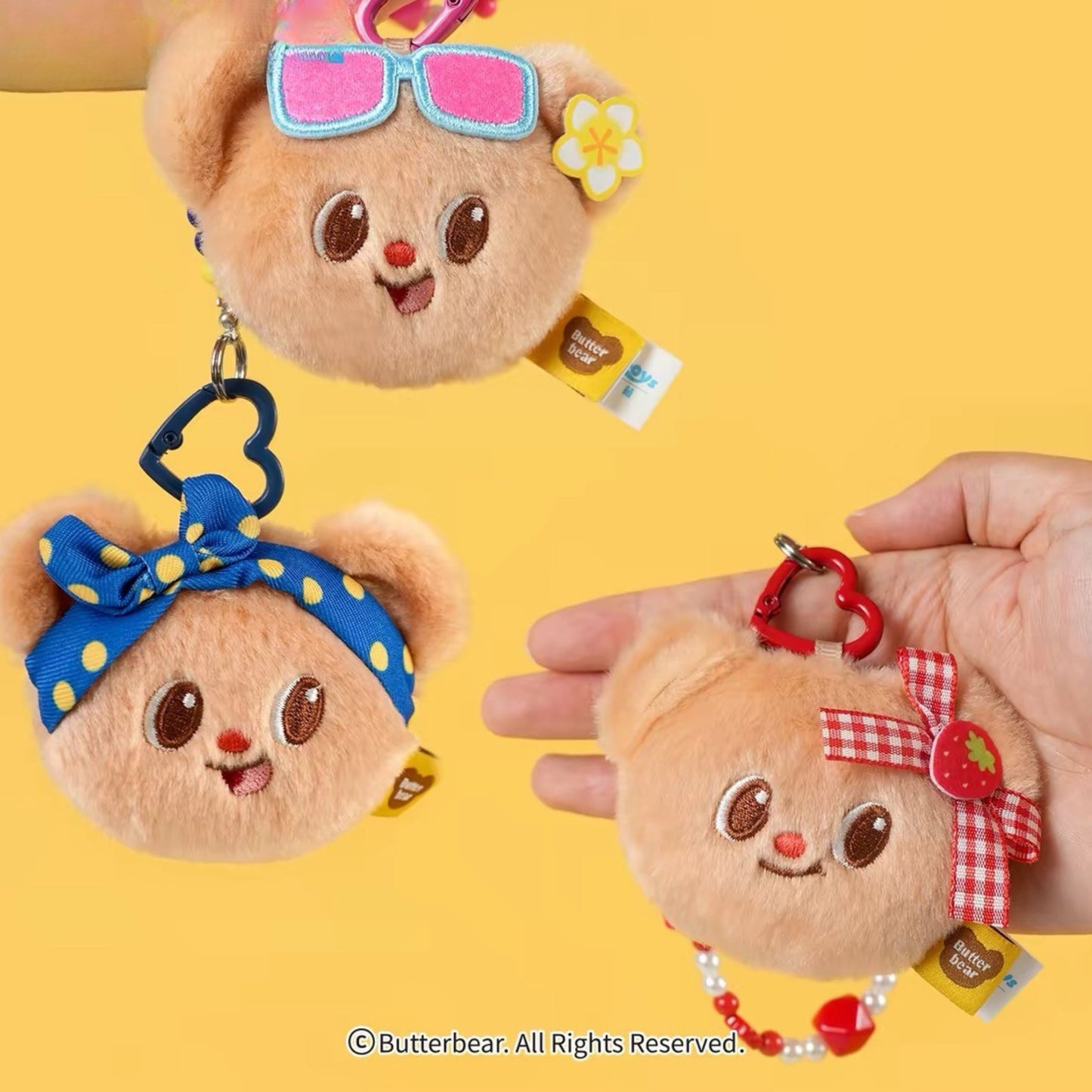 Doll Isle Union - Butterbear 2 in 1 Phone Wrist Strap/Bag Charm