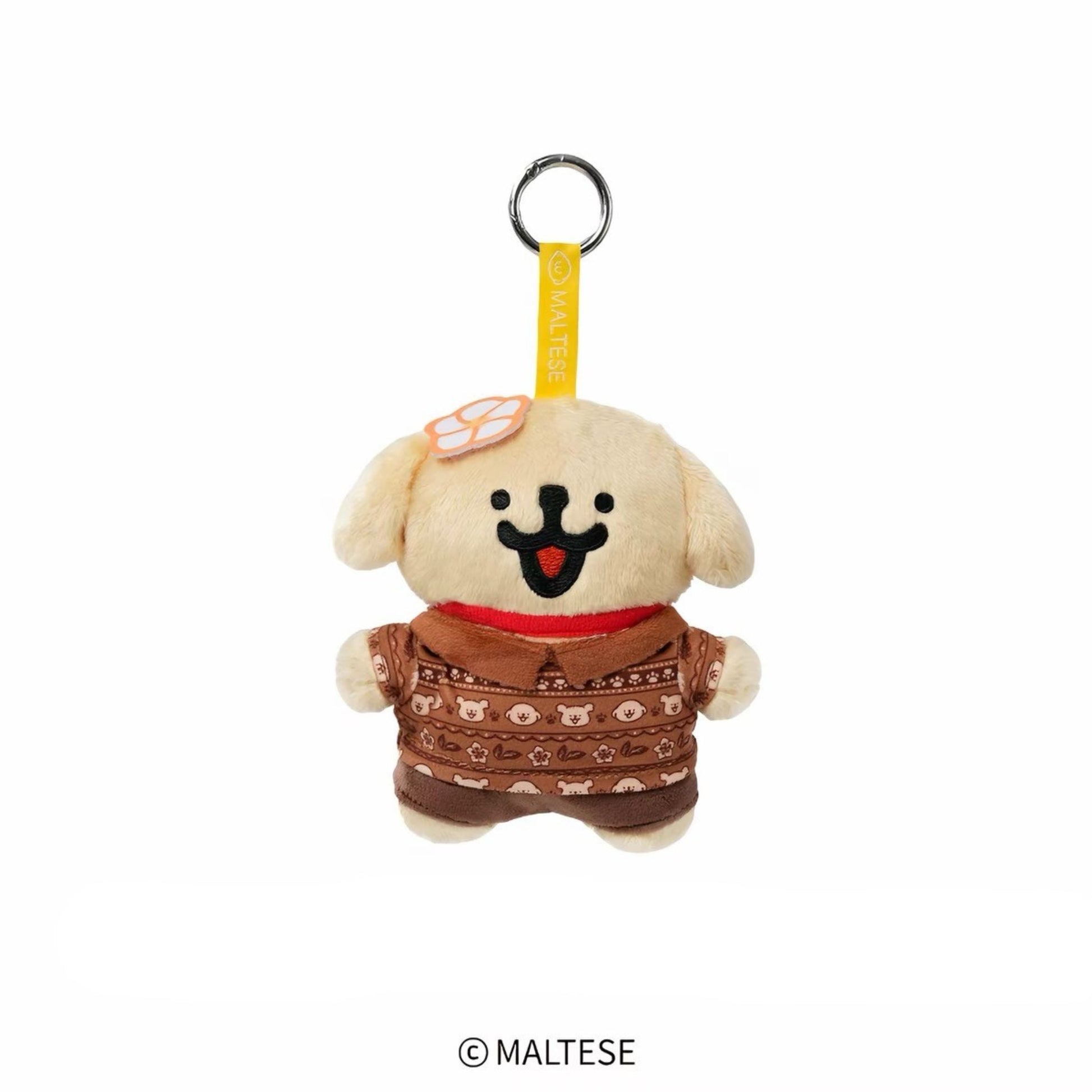 Doll Isle Union - Maltese's Tropical Holiday Plush Bag Charm
