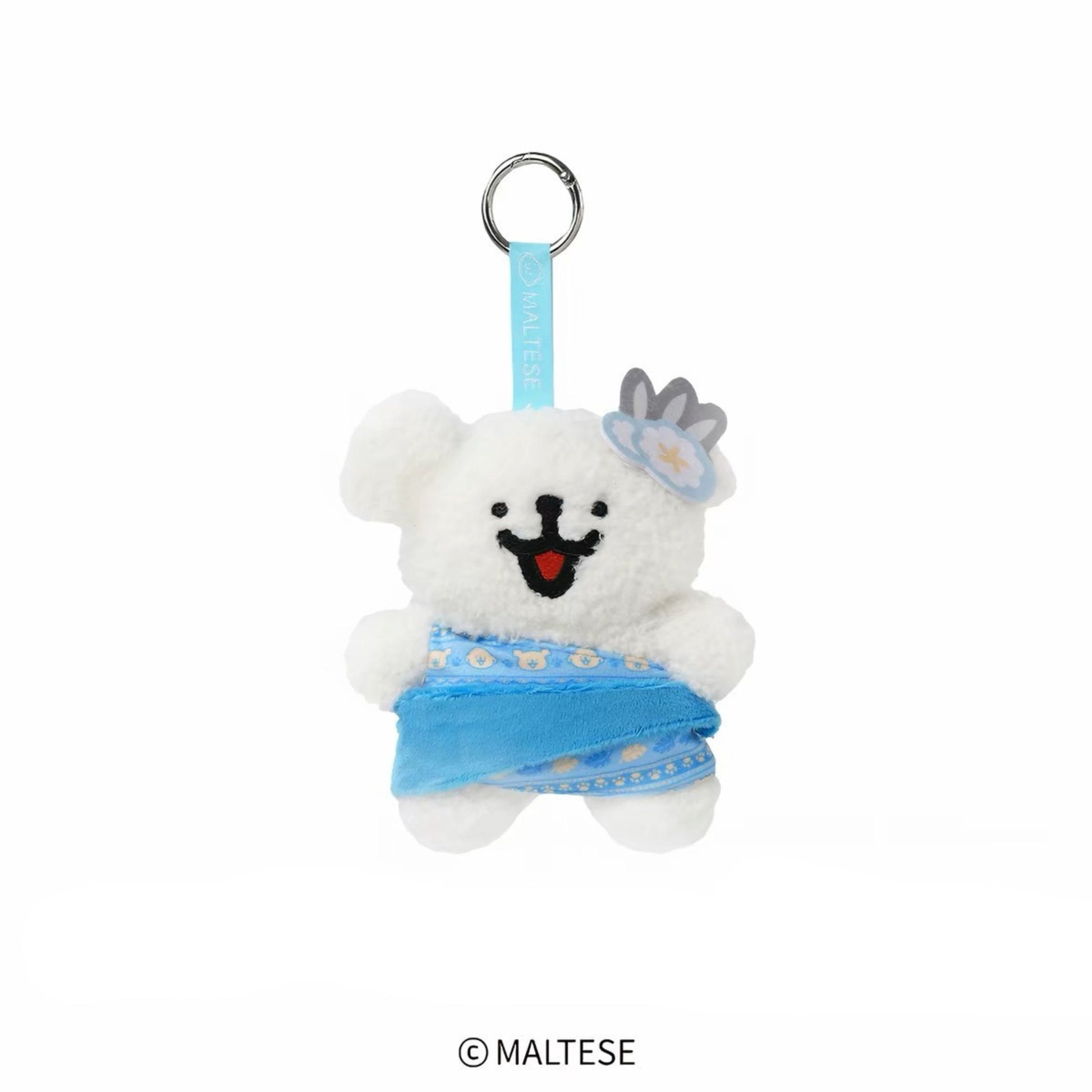 Doll Isle Union - Maltese's Tropical Holiday Plush Bag Charm