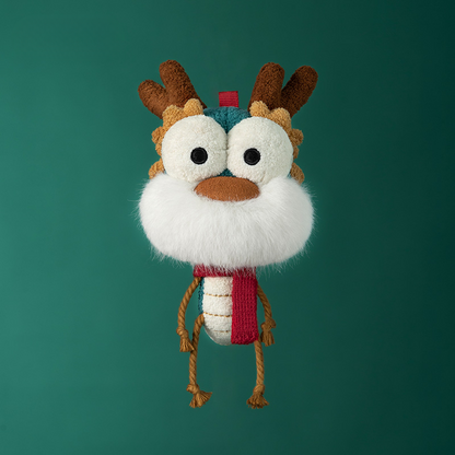Dragon Head Leader Plush Keychain