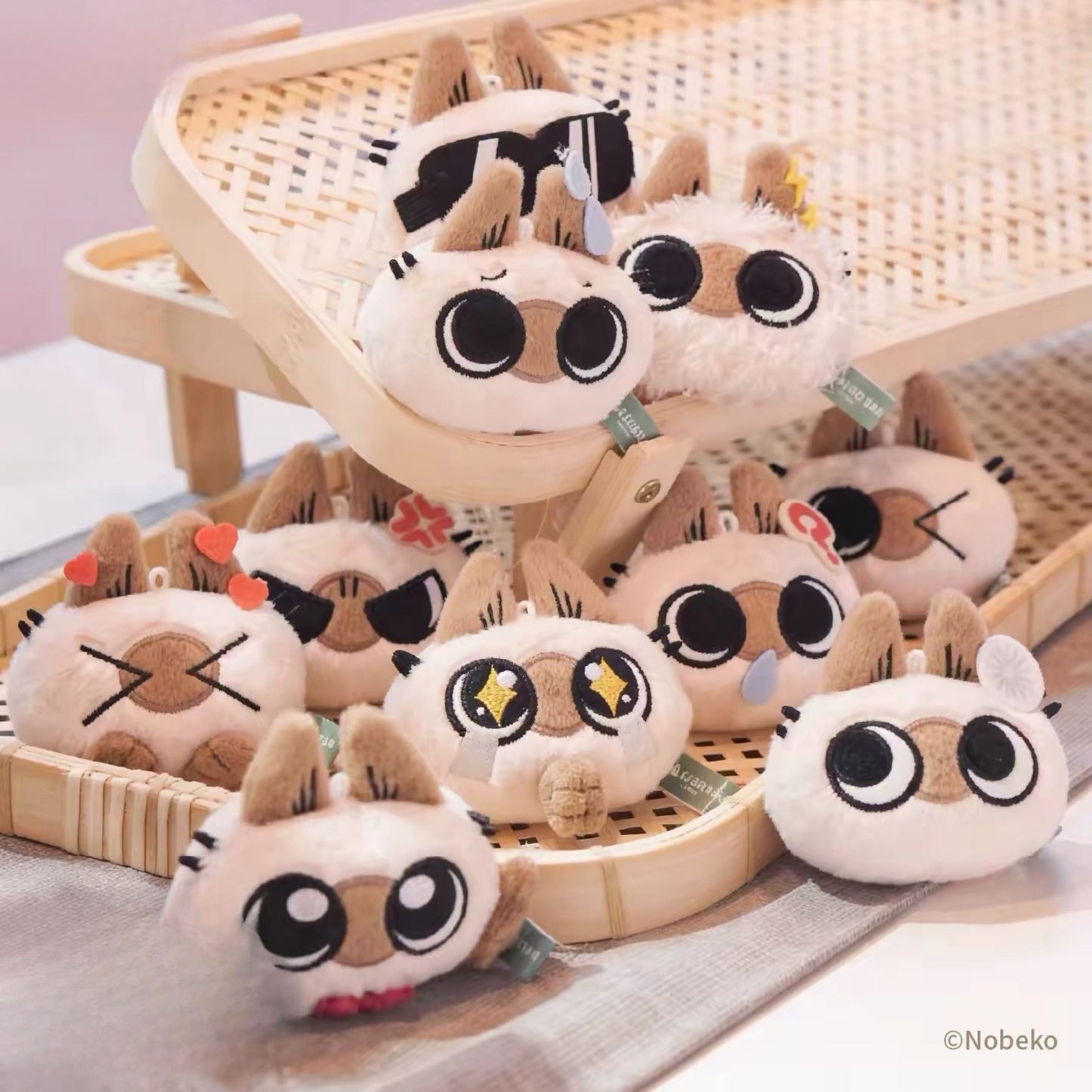 Feng Yu Shuo - Nobeko Azukisan's Daily Life Ver.2 Plush Pendants Blind Box