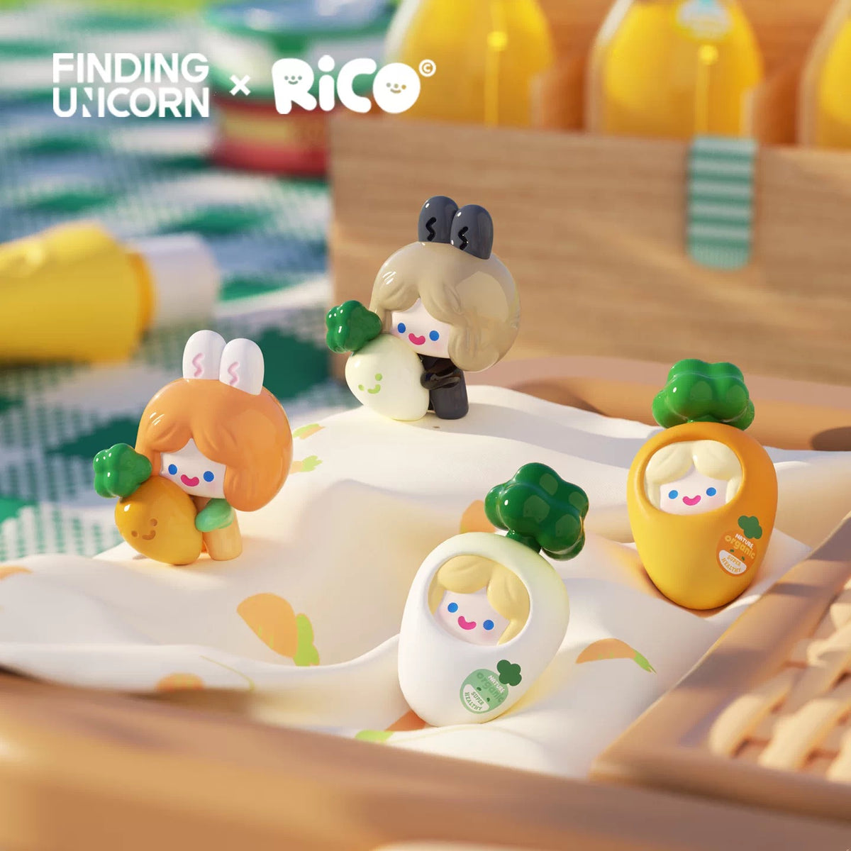 Finding Unicorn - RiCO Happy Picnic Together Series UliUli Blind Box(3pcs)