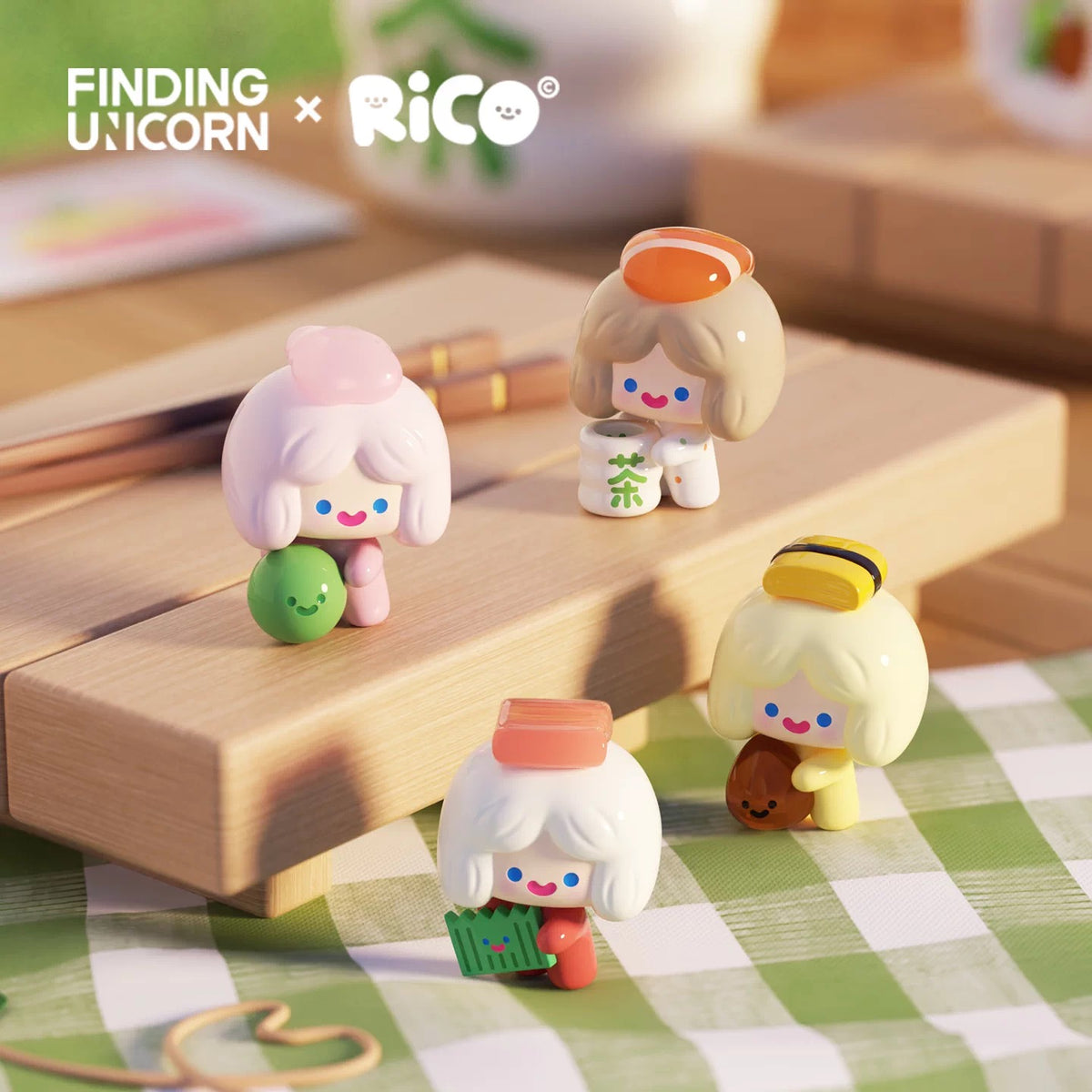 Finding Unicorn - RiCO Happy Picnic Together Series UliUli Blind Box(3pcs)