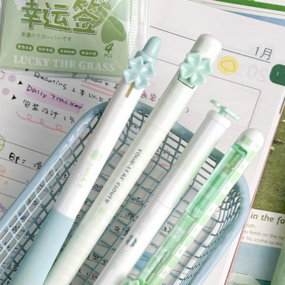 Lucky Four Leaf Clover Pens