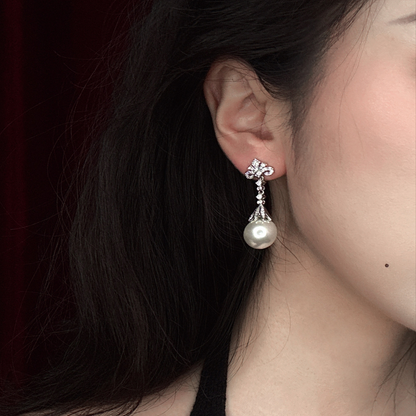 French-Inspired Elegant Pearl Earrings