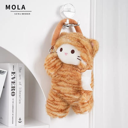 Ginger MOLA LUNA - Hanging Cat Tissue Box Cover