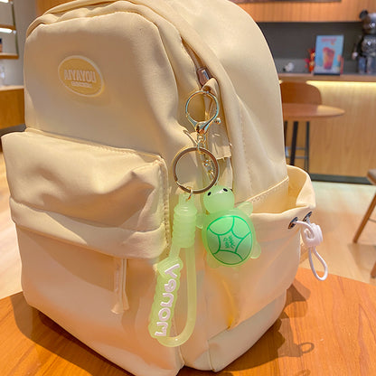 Glow-in-the-Dark Turtle Bag Charm