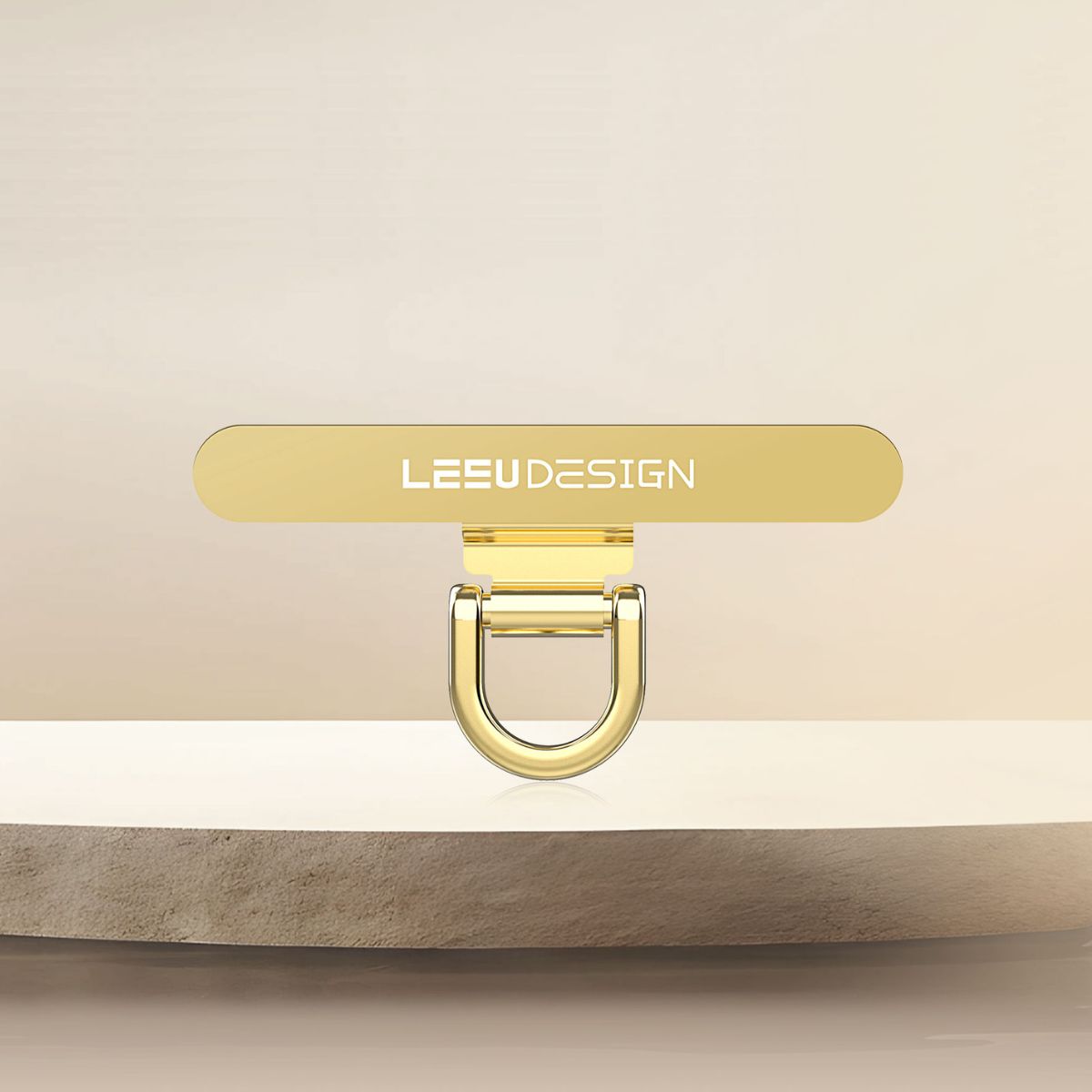 0.2mm Ultra-Thin Mini Metal Phone Tether Tabs Gold MEdium