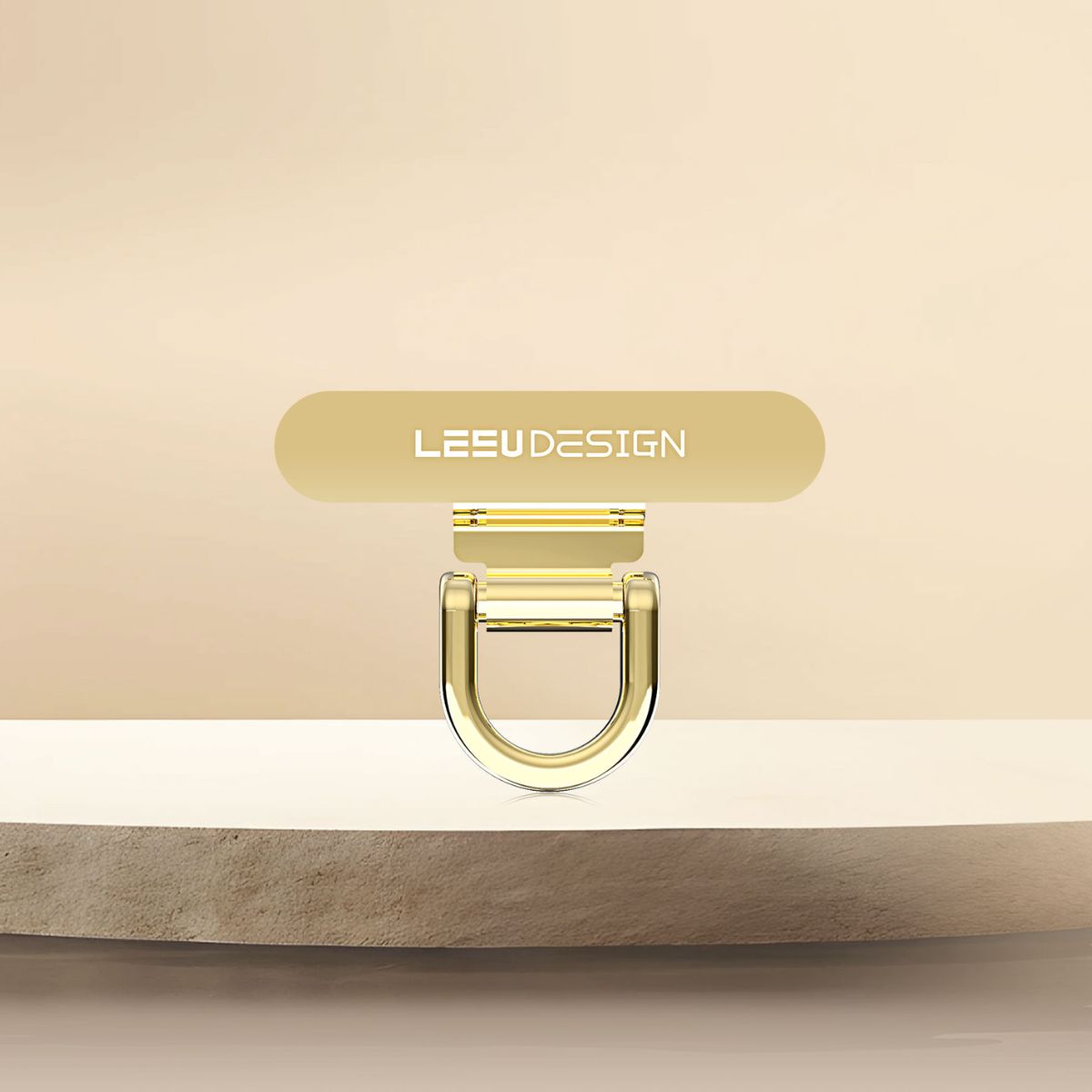 0.2mm Ultra-Thin Mini Metal Phone Tether Tabs Small Gold