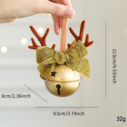 Christmas Bell Ornaments Gold