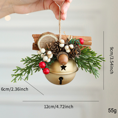 Christmas Gold Bell Ornaments