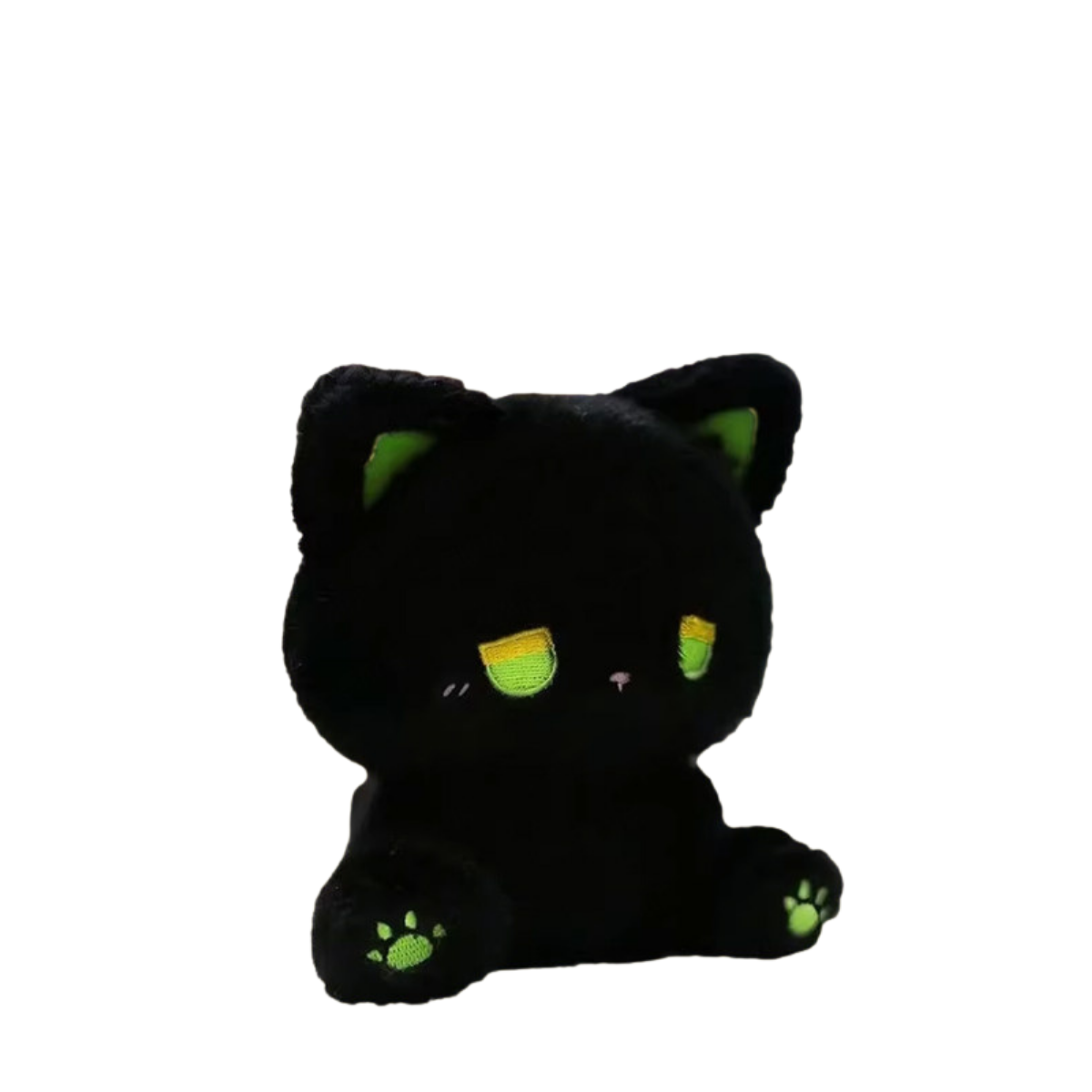 Green Fun Toys - Emo Black Cat Plush Toy