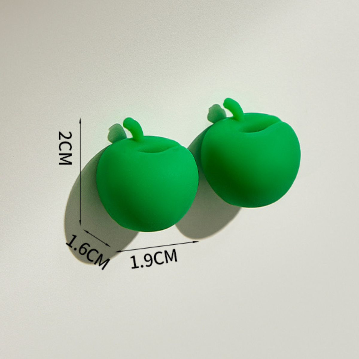 Self-Adhesive Mini Apple Cable Organiser Holder Green
