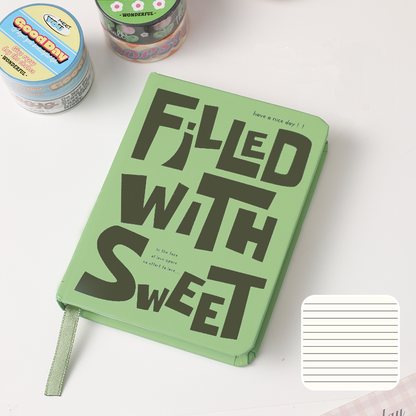 Green Have a Nice Day Small Notebook