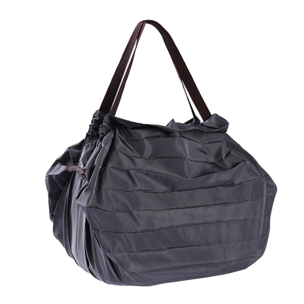 Grey Japanese-Style Foldable Super Large Shopping Bag