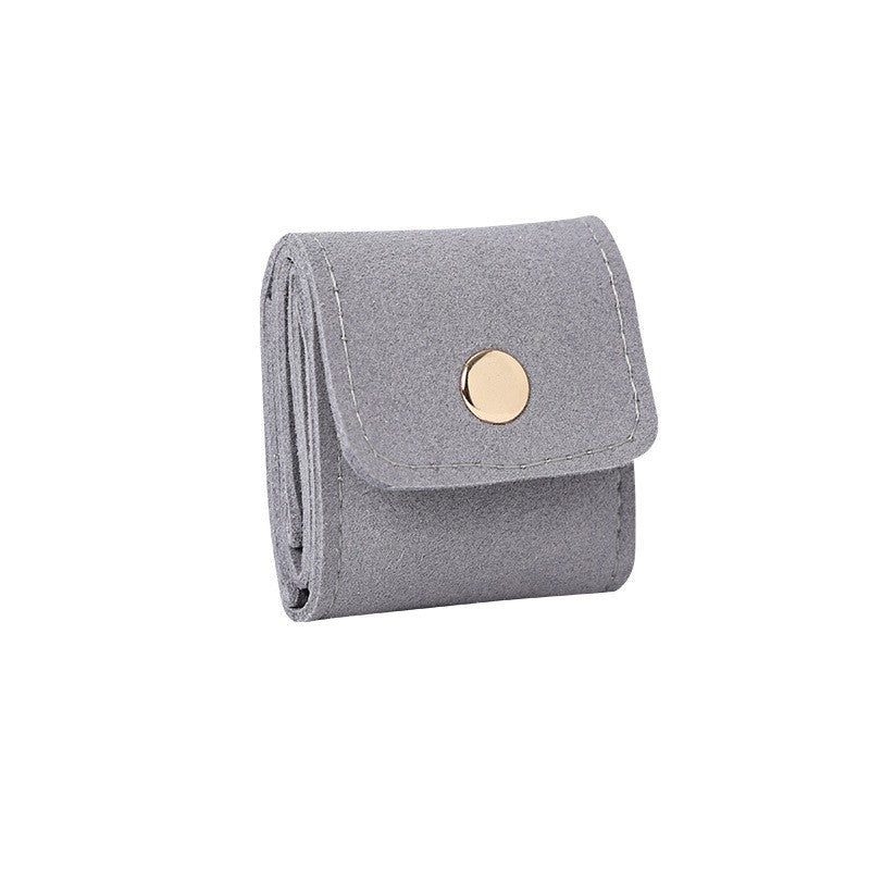 Grey Jewellery Storage Pouch