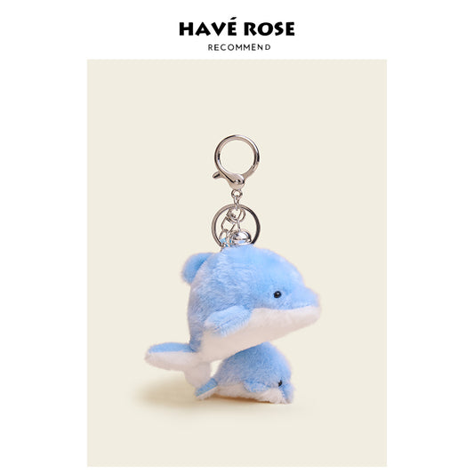 HAVEROSE - Original Dolphine Magnetic Plush Bag Charm