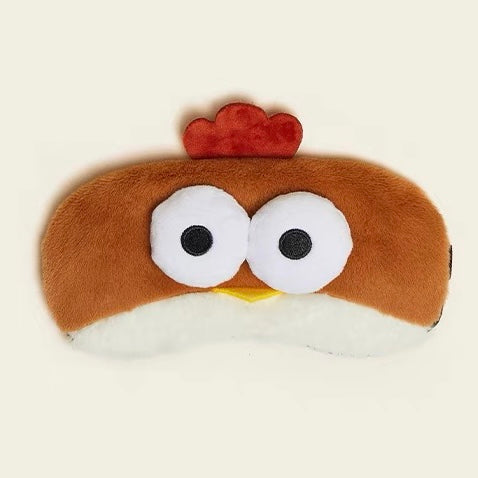 HAVEROSE - Cute Chicken Sleep Mask Brown