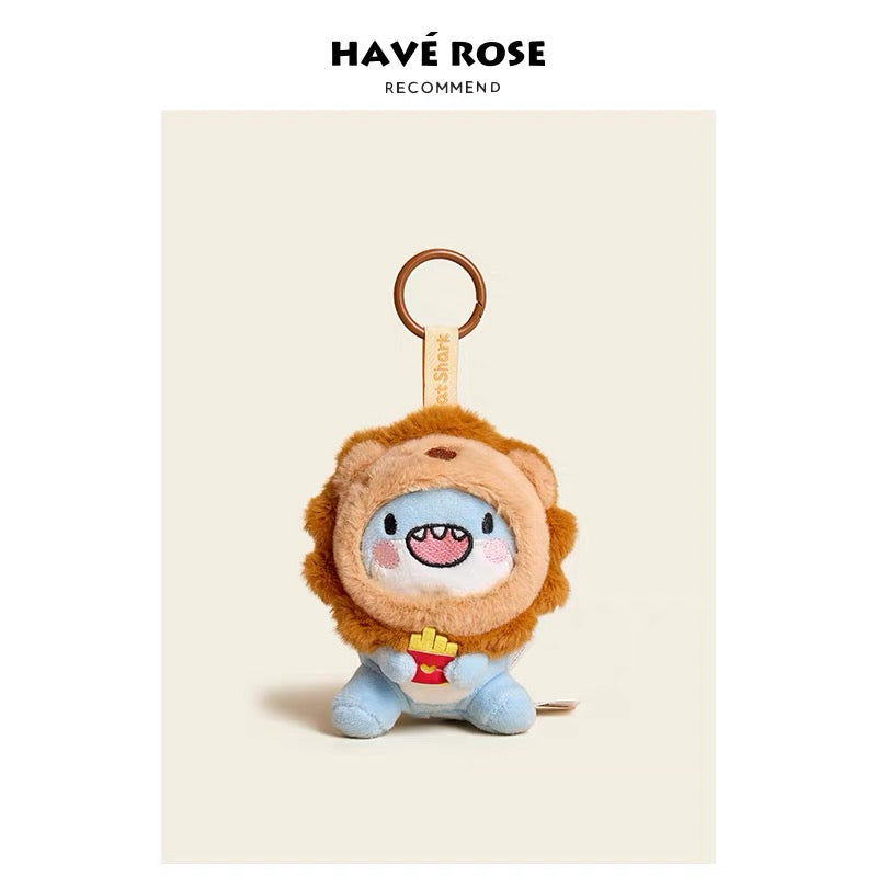 HAVEROSE - Cute Shark Bag Charms & Coin Purse Lion Cute