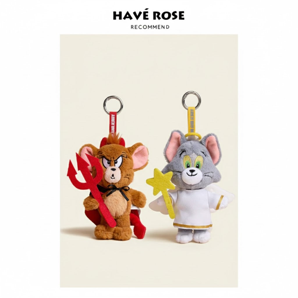 HAVEROSE - Exclusive Angel Tom & Devil Jerry Bag Charm Bundle