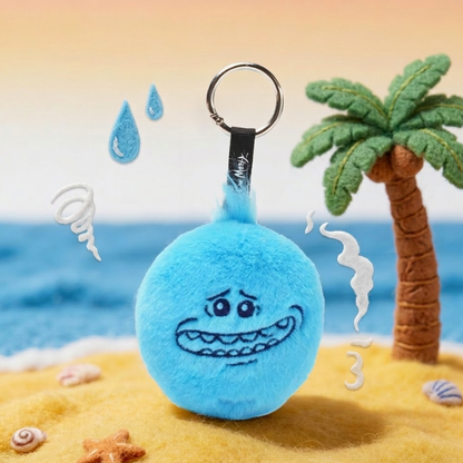 HUGKIS - Mr. MeeSeeks Monochrome Universe Plush Bag Charm