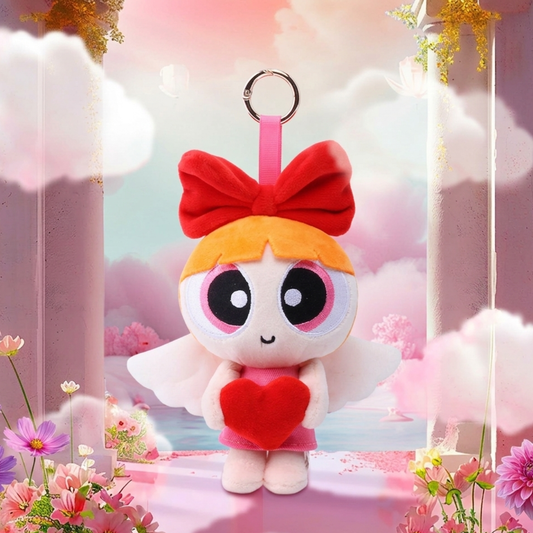 HUGKIS - Powerpuff Girls Angel Plush Bag Charm Blossom