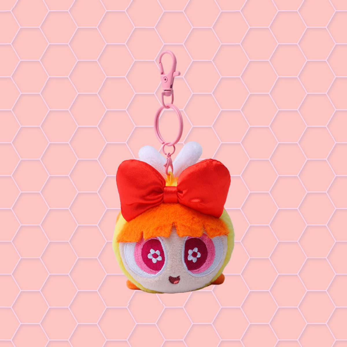 HUGKIS - Powerpuff Girls Bee Plush Bag Charm Blossom