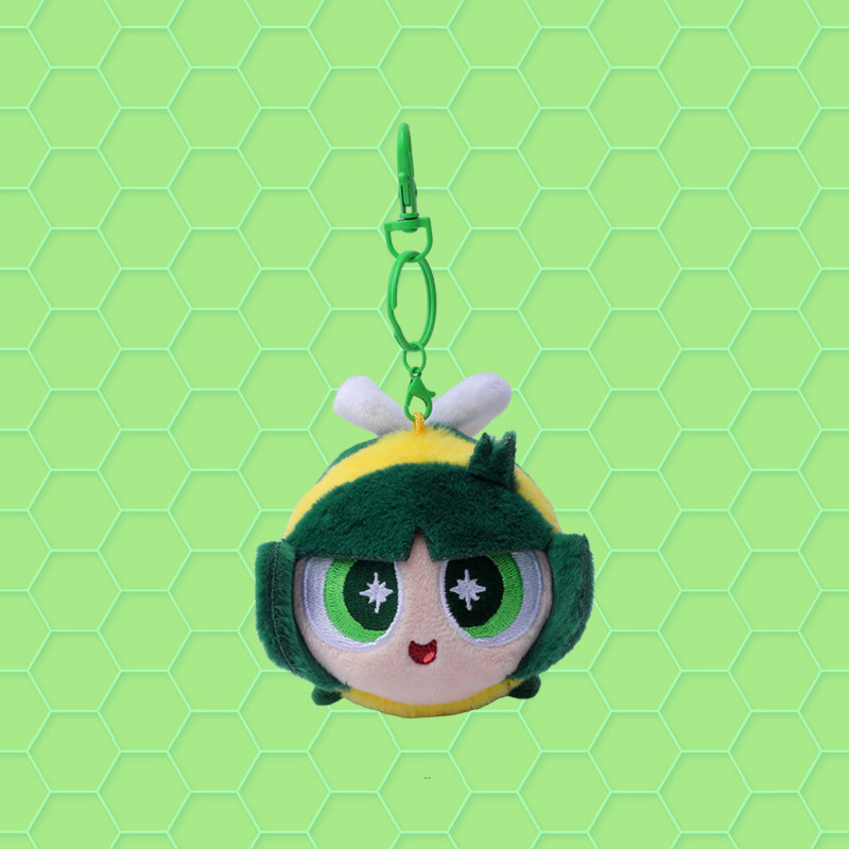 HUGKIS - Powerpuff Girls Bee Plush Bag Charm Buttercup
