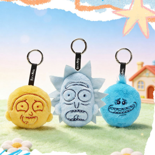 HUGKIS - Rick _Monochrome Universe_ Plush Bag Charm