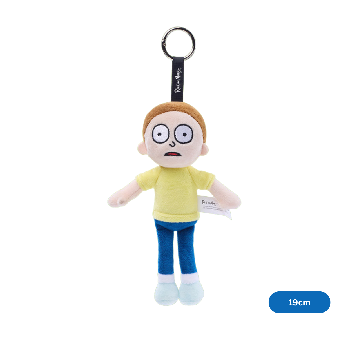 HUGKIS - Rick and Morty Long-Legged 19cm Plush Bag Charm - Morty