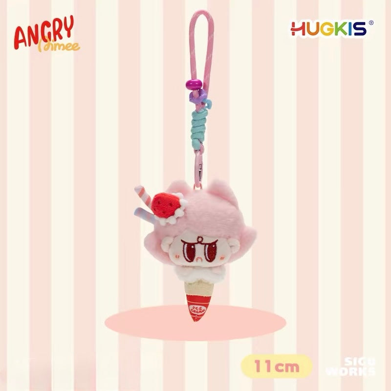 HUGKIS - AngryAimee Ice Cream Plush Bag Charm