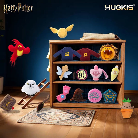 HUGKIS - Harry Potter Magical Props Plush Velcro Patch Blind Bag