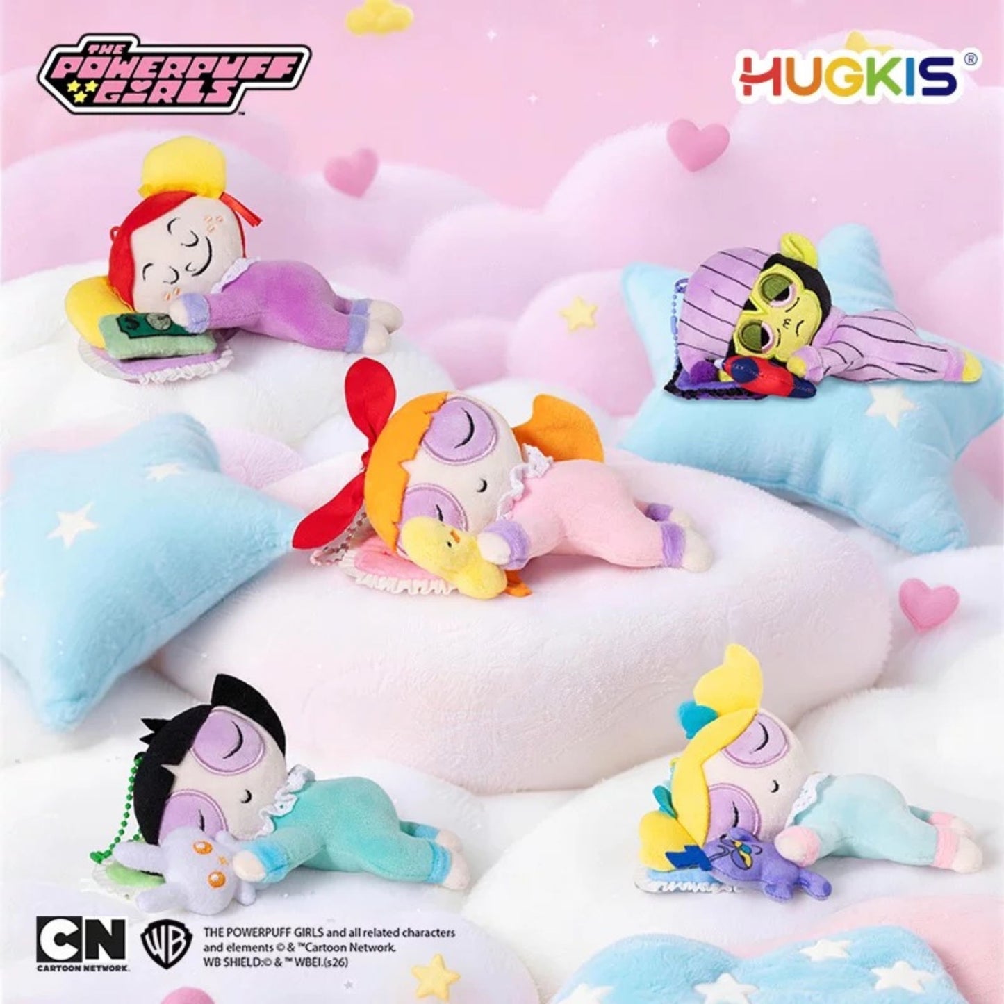 HUGKIS - The Powerpuff Girls Goodnight Plush Bag Charm Blind Box