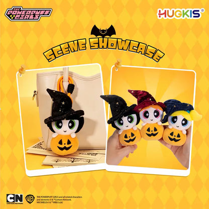 HUGKIS - The Powerpuff Girls Halloween Pumpkin Plush Bag Charm