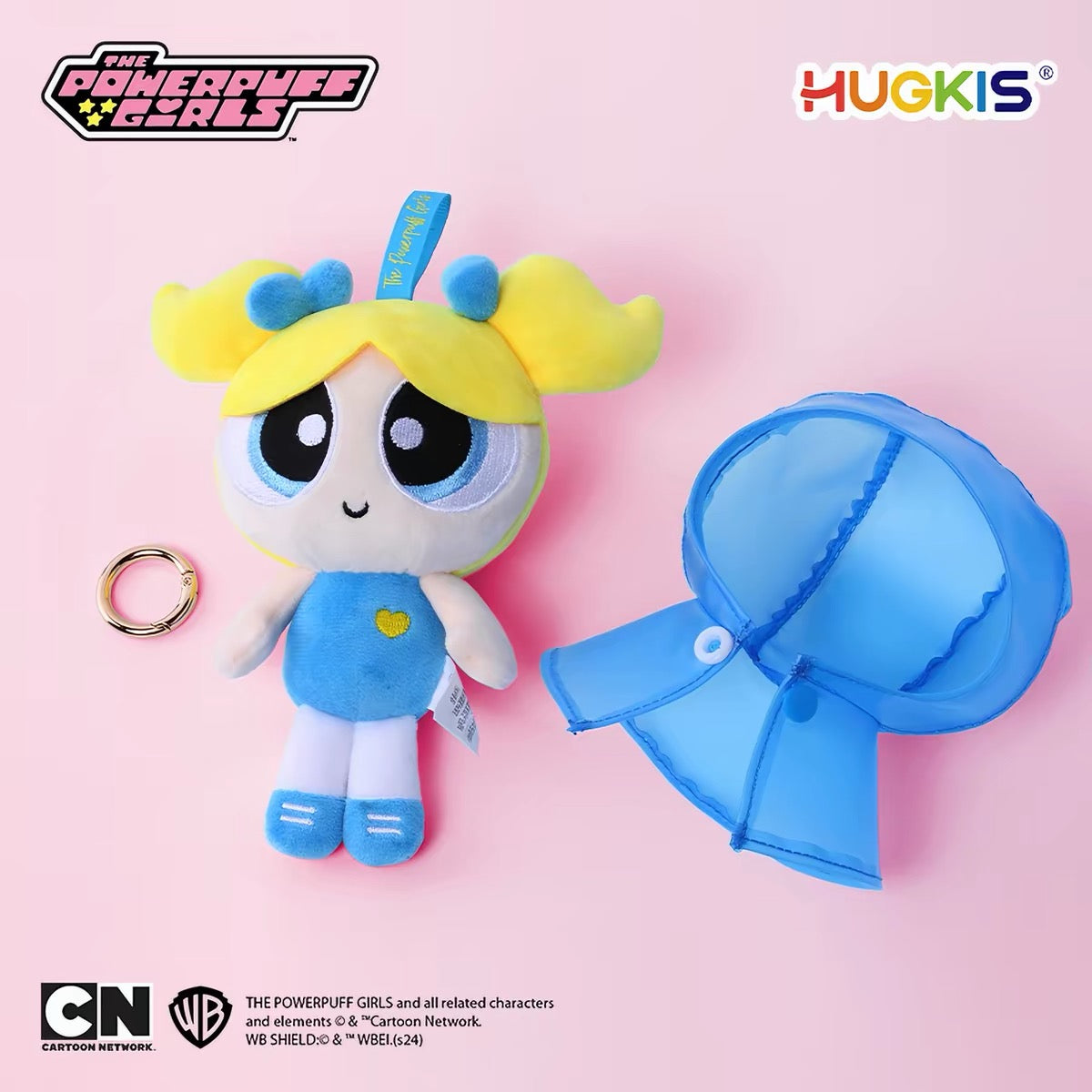 HUGKIS - The Powerpuff Girls Raincoat Plush Bag Charm