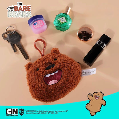 HUGKIS - We Bare Bears Cute Plush Bag Charm