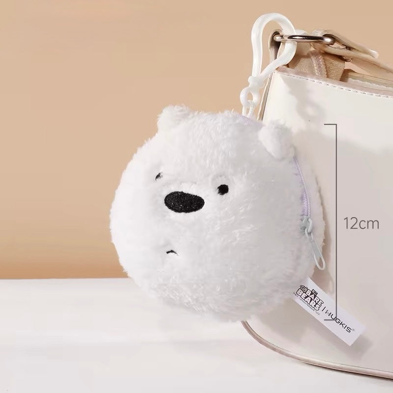 HUGKIS - We Bare Bears Cute Plush Bag Charm