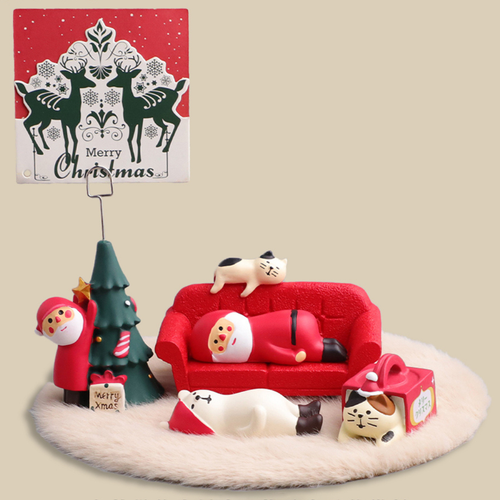 Handcrafted Christmas Photo Clip Ornament Set