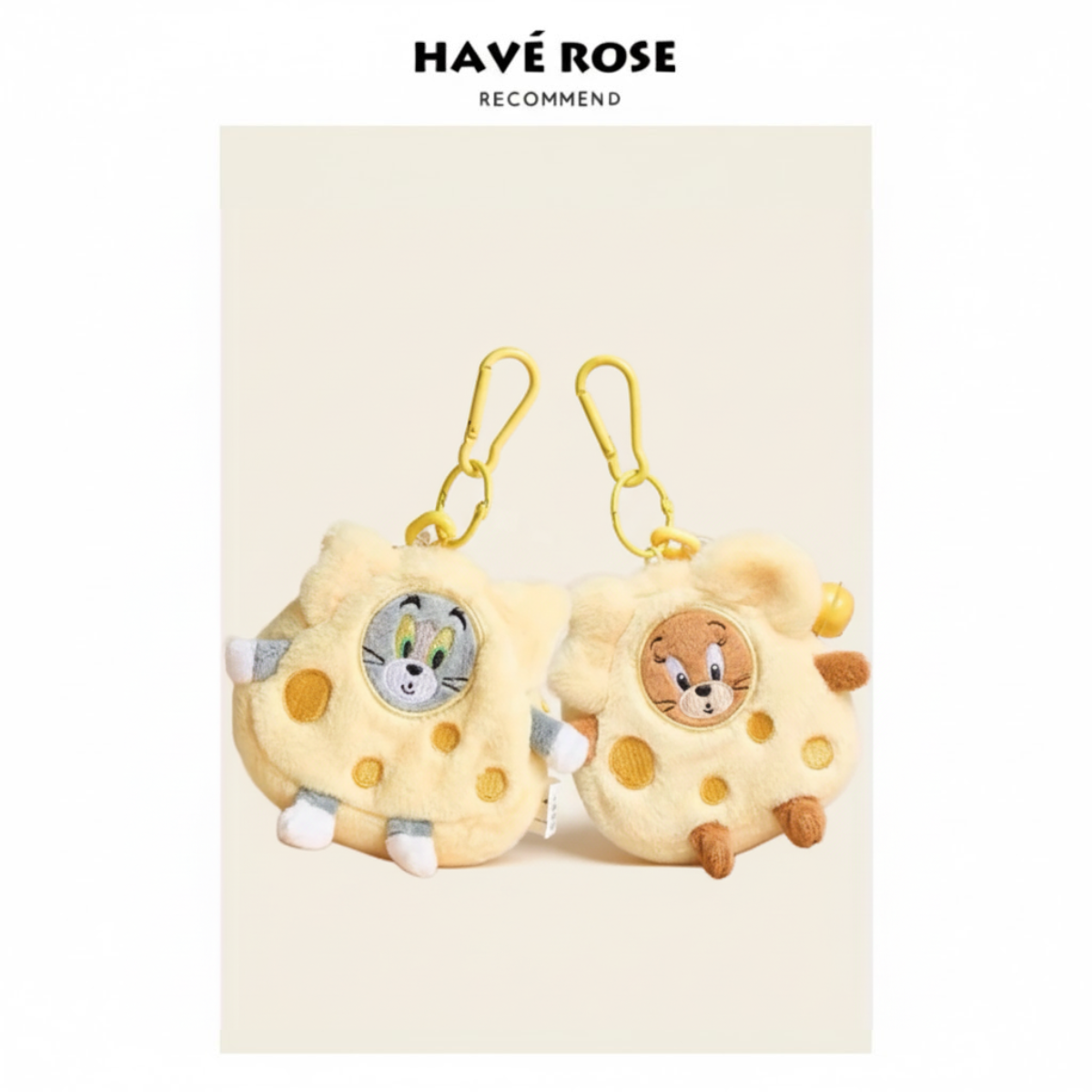 HAVEROSE - Exclusive Cheesy Tom & Jerry Coin Purse Bundle