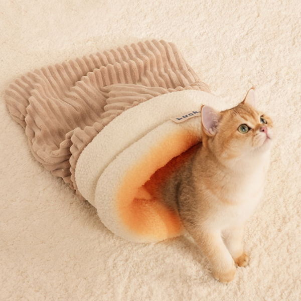 Taige Pet Supplies - Enclosed Hideaway Sleeping Bag & Bed for Cats & Dogs