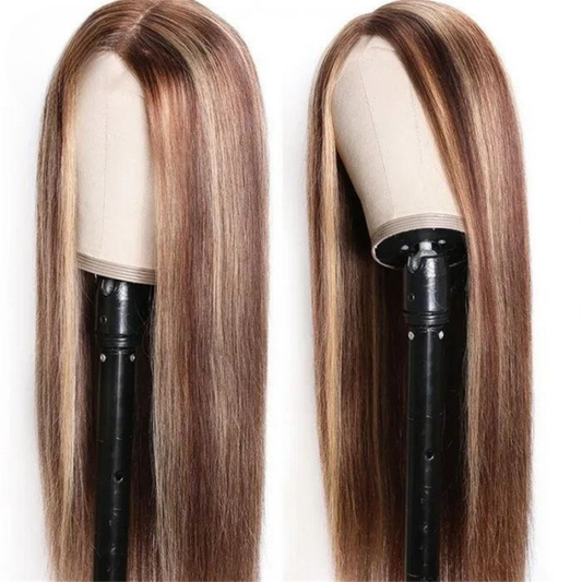 Highlight Balayage Lace Wig 100% Real Human Hair