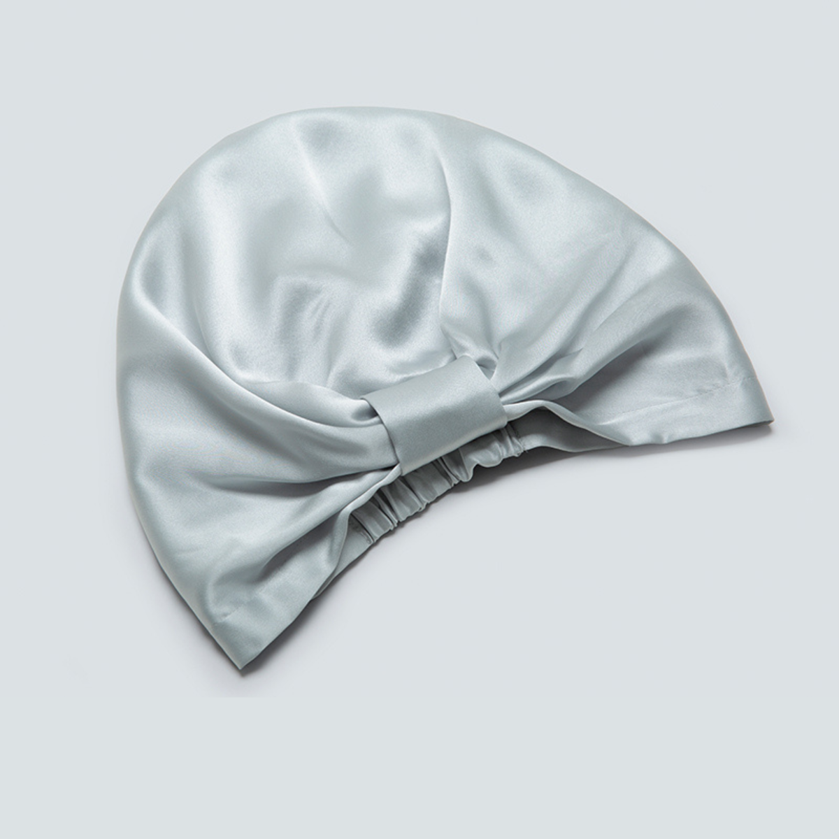 Silk Anti-Frizz Hair Wrap 100% Mulberry Silk Icy Blue
