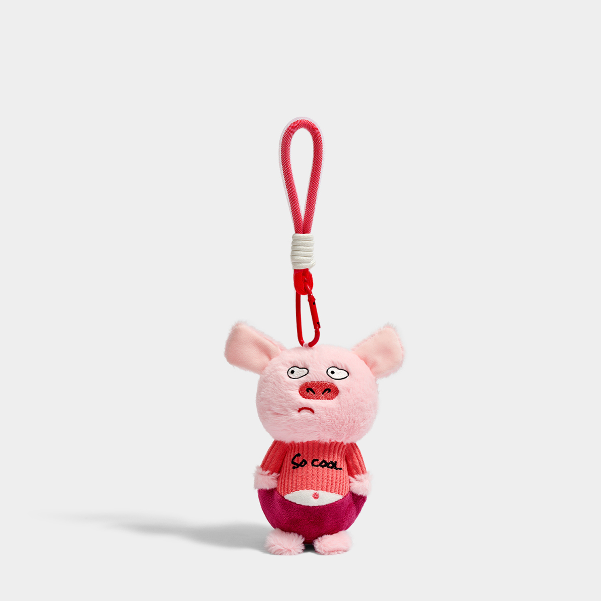 Impatient Pig Plush Bag Charm