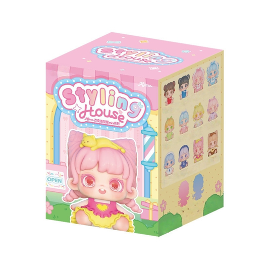 Blind Box of Miana Styling House Mini Series in the pink package.
