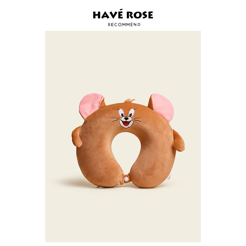 Tom & Jerry Memory Foam Travel U-Pillow