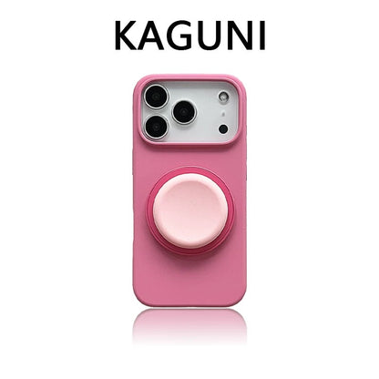 KAGUNI - Minimalistic Silicone iPhone Case with Stand for iPhone 17/Air