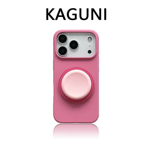 KAGUNI - Minimalistic Silicone iPhone Case with Stand for iPhone 17/Air